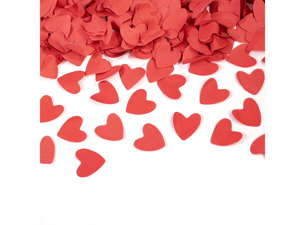 Konfettikanon - Røde Hjerter i papir 1 konfettikanon - 40cm