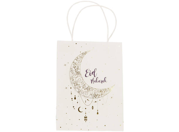 Eid Mubarak 6 gaveposer i papir 20x10x27 cm
