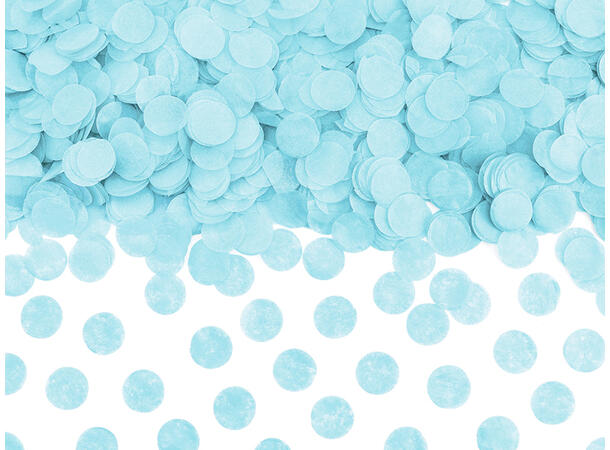 Lys Blå runde konfetti 1 Pose konfetti - 15g