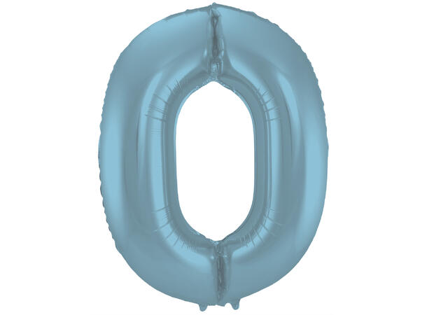 Tallballong - Nummer 0 - Pastel Blå Matt 86cm
