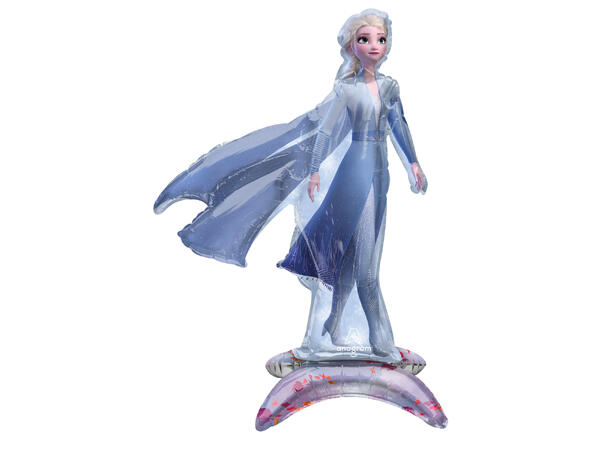 3D-ballong  - Frozen Elsa The Snow Queen 1 Folieballong for luft - 48x63 cm