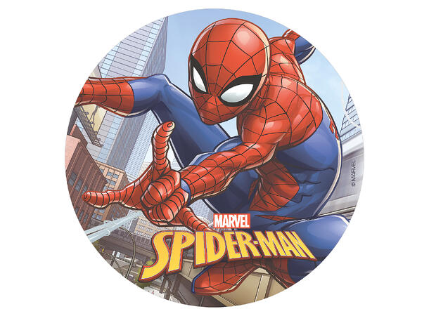 Spiderman 1 spiselig kakeskilt - 20cm